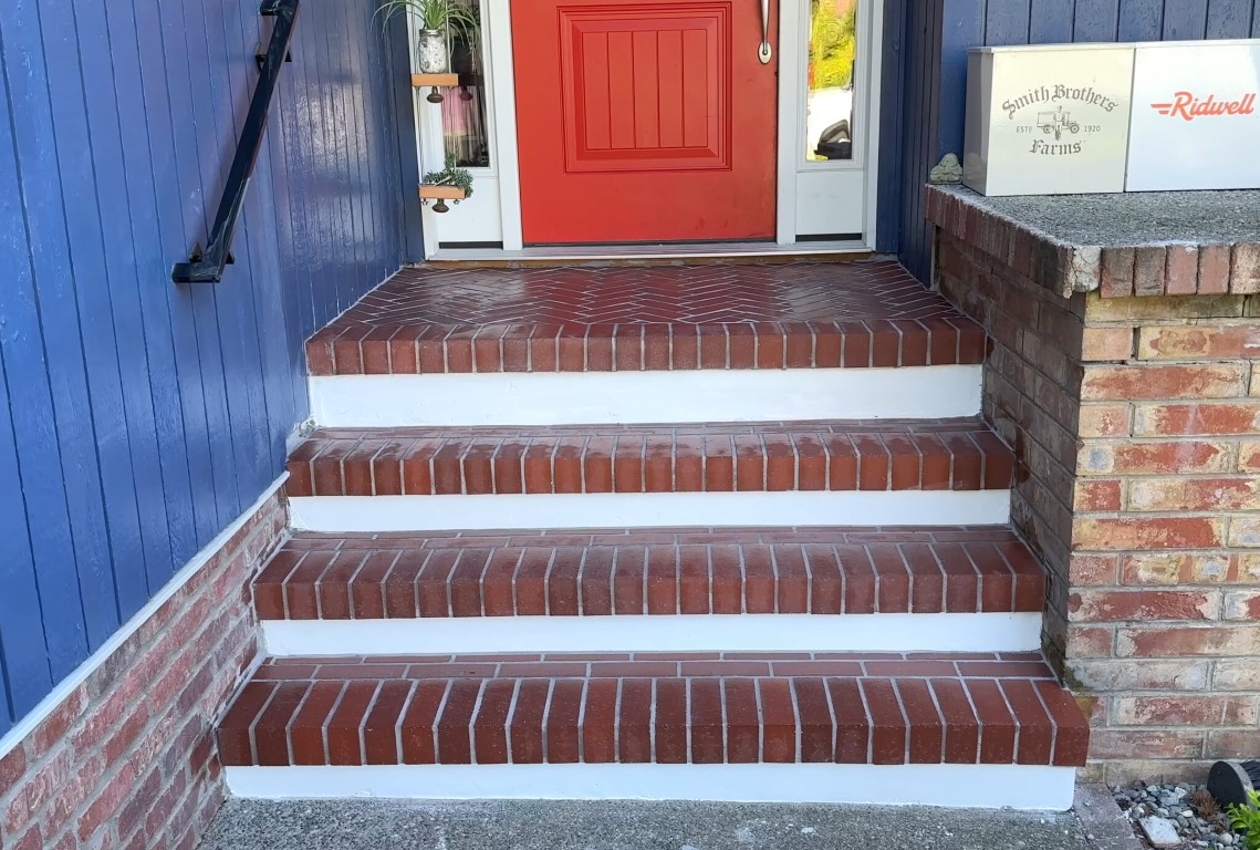 Brick and stone steps repair and installation in Pomona, CA
